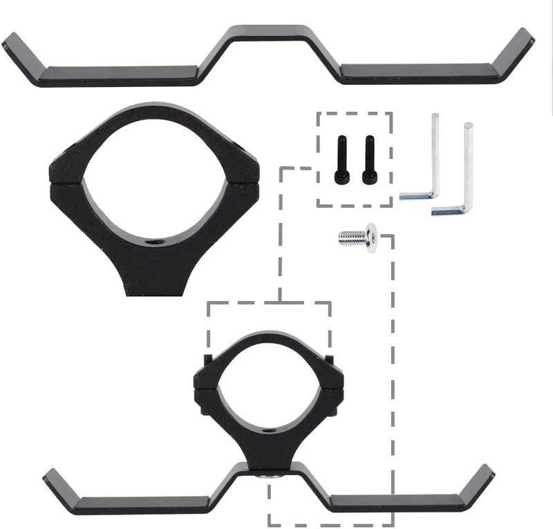 Funny AL4X4 UTV Helmet Hanger Aluminum Headset Hanger Fits 1.75"-2" Roll Cage, UTV Hanger for Headset Helmet Goggle Gloves, Compatible with Polaris RZR Can - Image 5